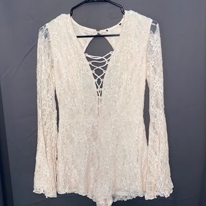 Lace romper